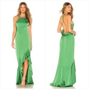 Lovers and Friends Maya Gown in Green Small